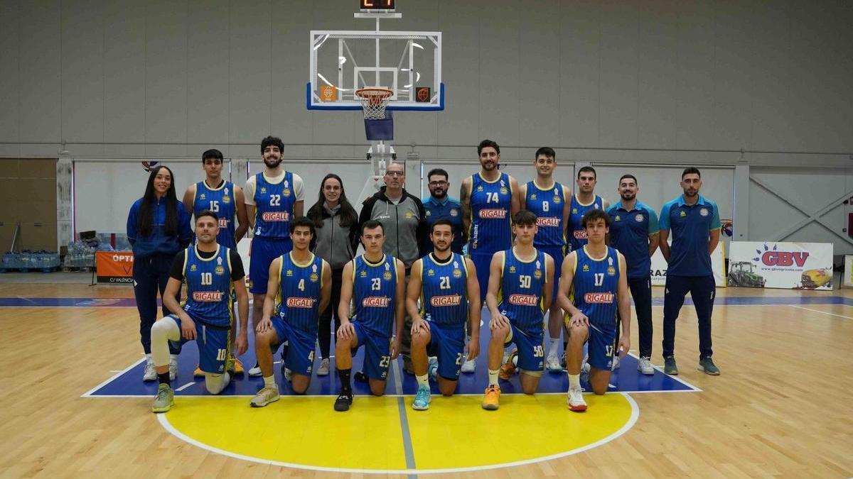 Plantilla del Rigalli Alginet en un partido de esta temporada.