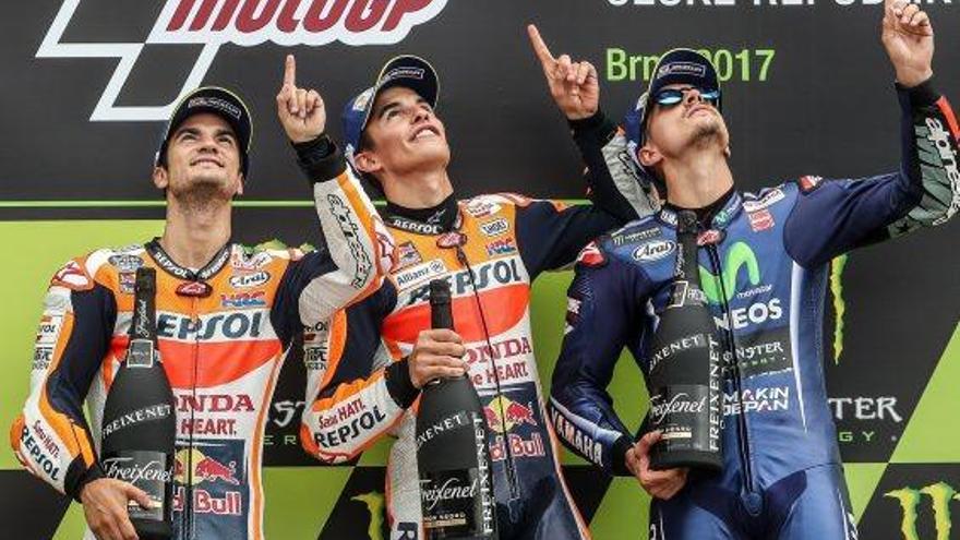 Marc Márquez lidera el triplet català a la República Txeca