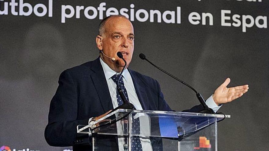 Una imagen de Javier Tebas