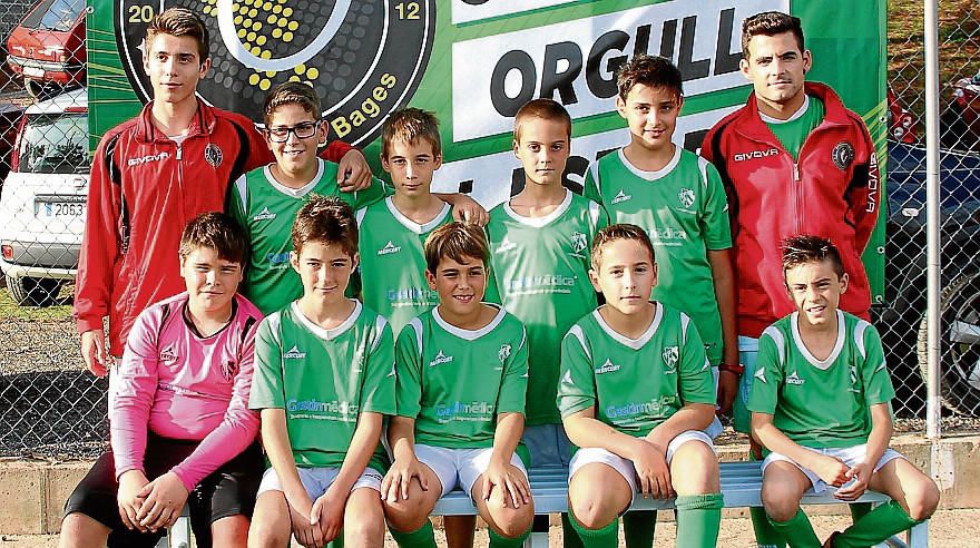 Tots els equips del FC Fruitosenc i SF Escola de Futbol