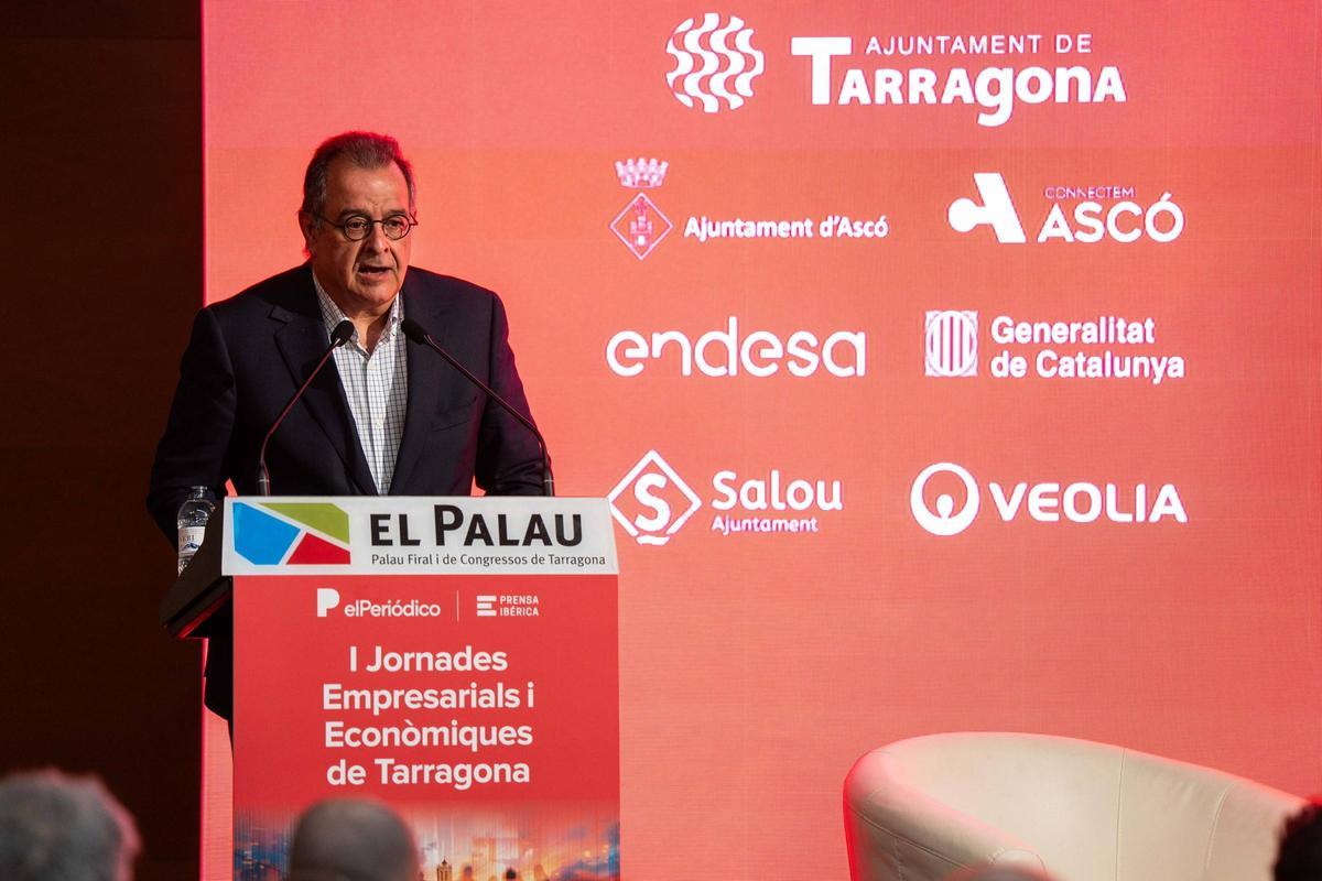 Albert Sáez, director de EL PERIÓDICO, durante su intervención en las jornadas