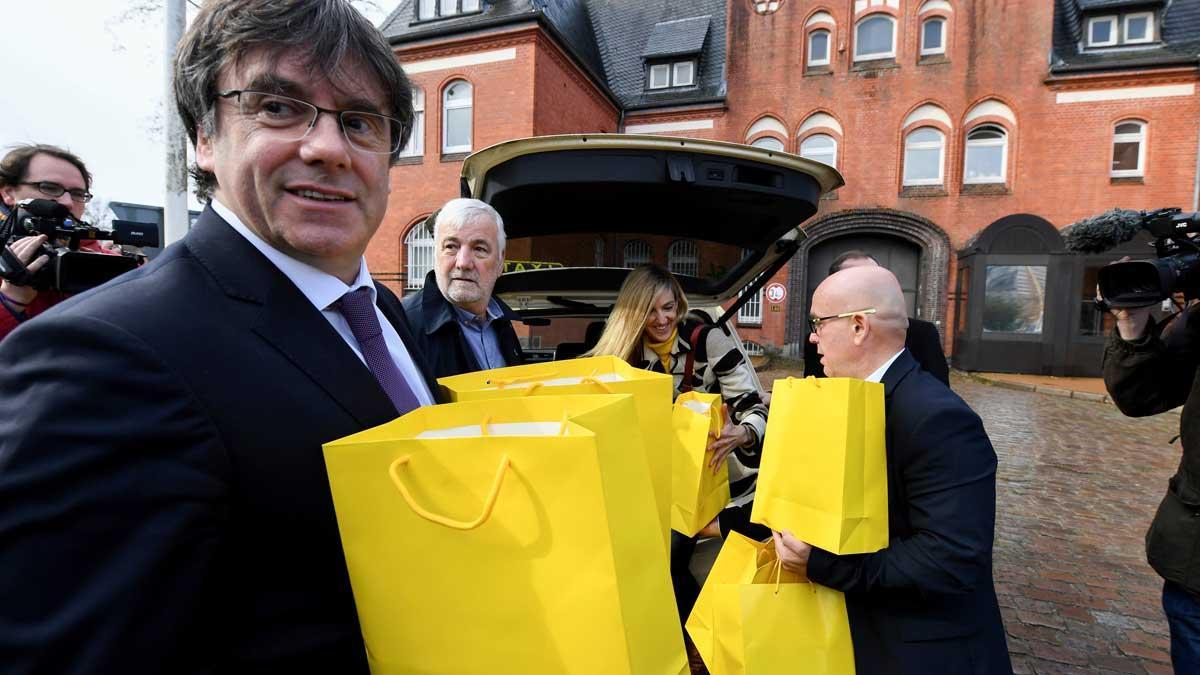 Puigdemont vuelve a entrar en la prisión de Neumünster cuando se cumple un año de su detención en Alemania.