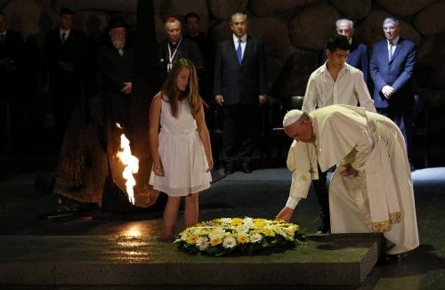 El Papa Francisco visita el Muro de las Lamentaciones y el Museo del Holocausto.