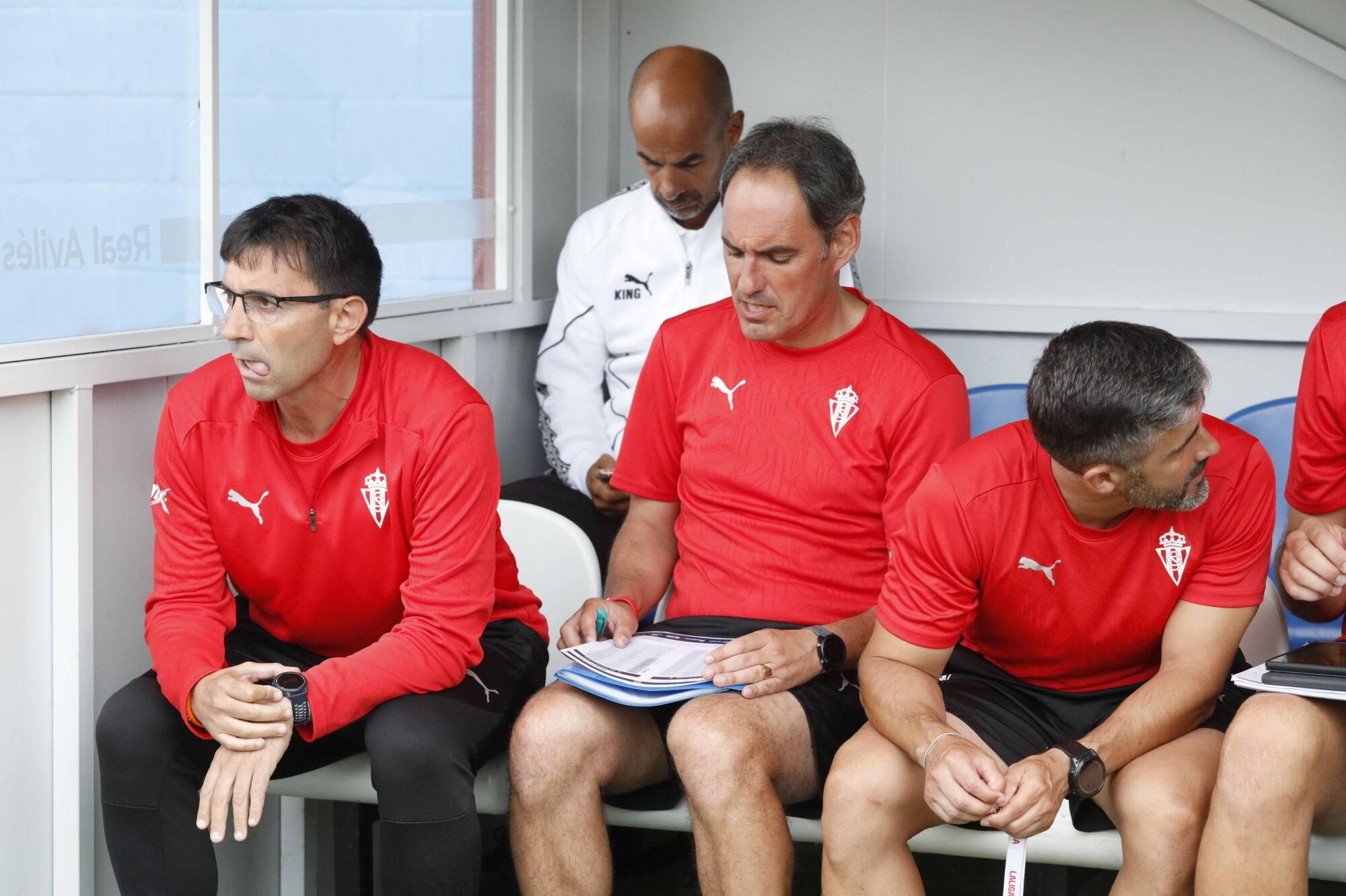 EN IMÁGENES: Partido amistoso entre Real Avilés y Real Sporting