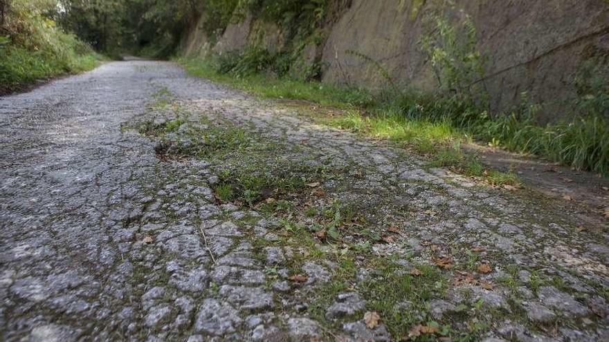 La carretera por la que se accede a la localidad de Mayáu Solís, en San Martín.