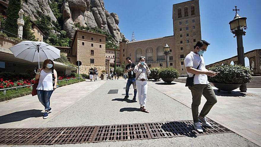 Montserrat, on el turisme s&#039;ha reduït dràsticament