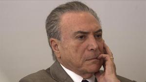 El expresidente de Brasil Michel Temer.