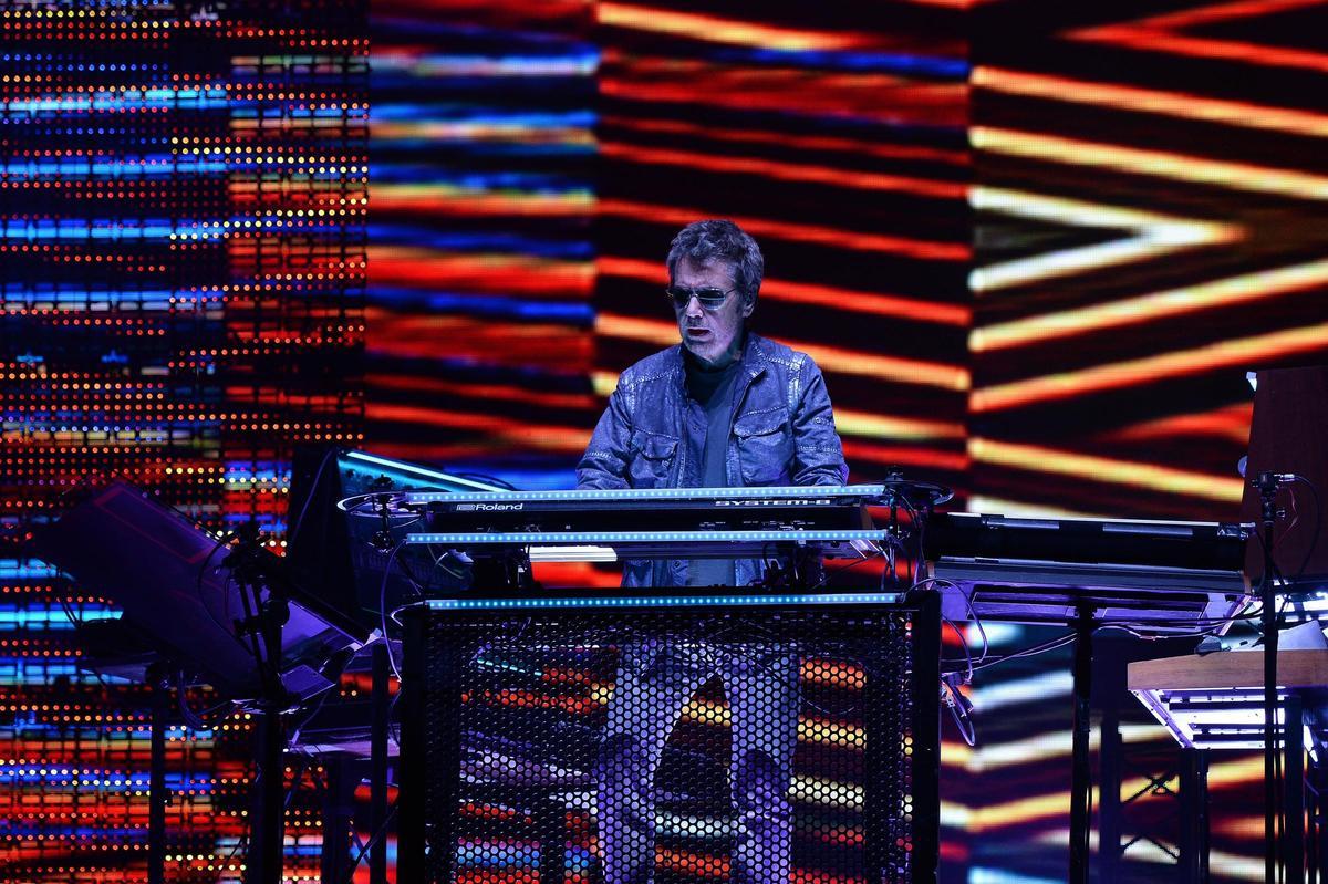 Jean-Michel Jarre en concierto en 2017.