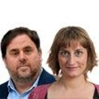 Oriol Junqueras y Alba Vergés