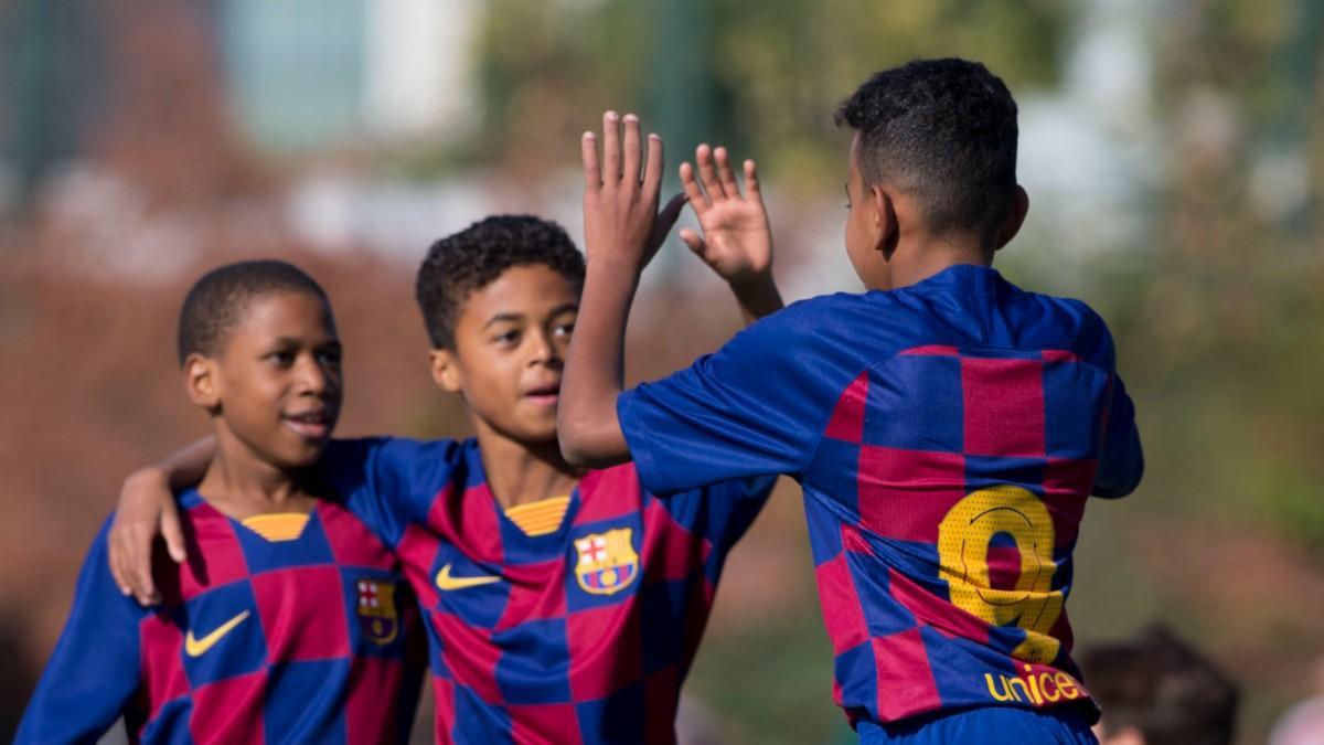 Shane coincidió con Lamine en sus primeros años en el fútbol base