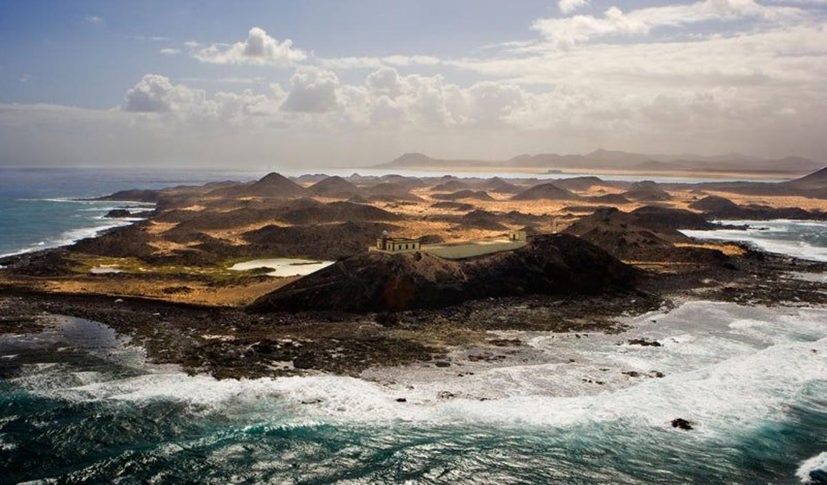 En kayak a la isla de Lobos (Fuerteventura)