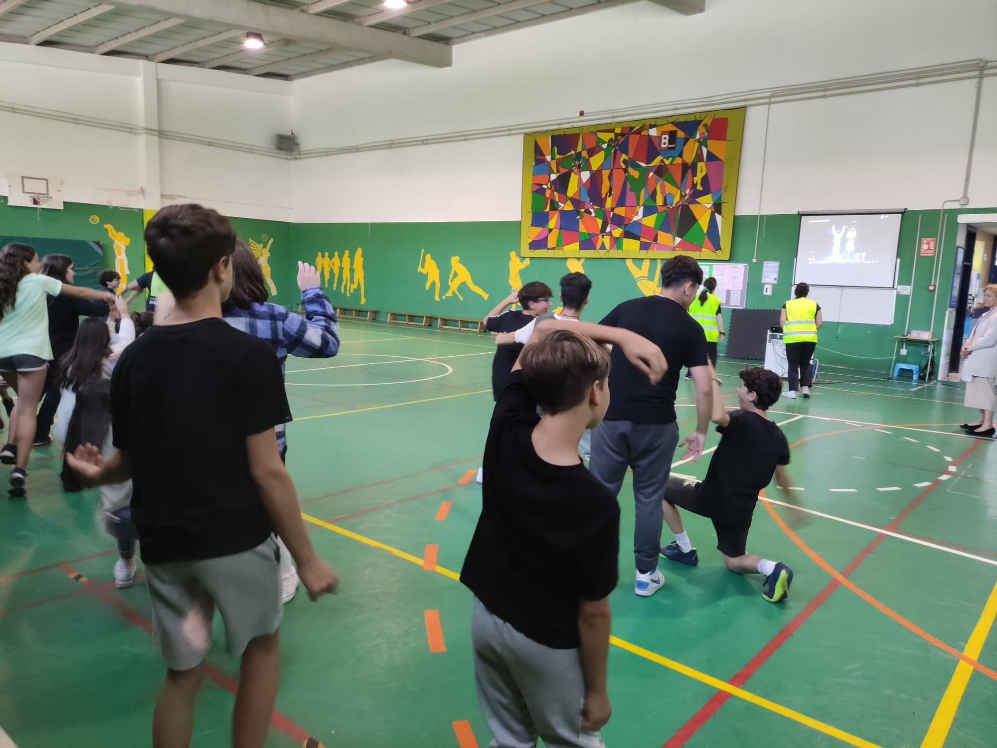 Actividades medioambientales en el IES As Bizocas, de San Vicente de O Grove.