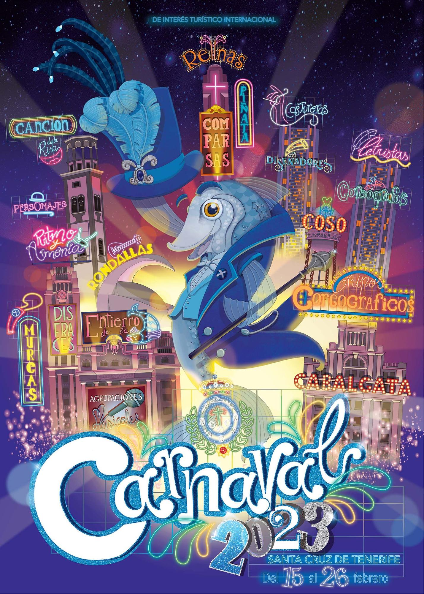 Estos son los finalistas en el concurso del Cartel del Carnaval de Santa Cruz de Tenerife