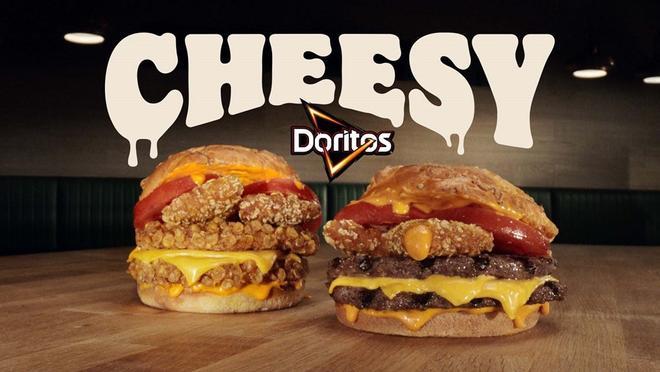 Burger King y Doritos se unen para crear Cheesy Doritos, nueva hamburguesa