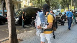 La Guardia Civil en un operativo contra el tráfico de drogas y el crimen organizado en Barcelona