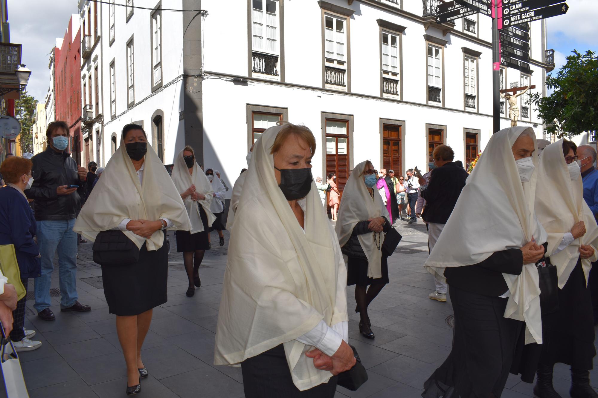 Procesión de Las Mantilla en Vegueta