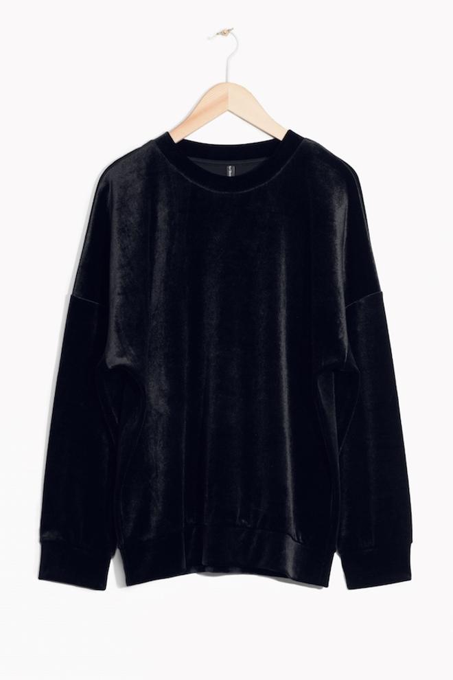 Terciopelo: la sudadera nocturna