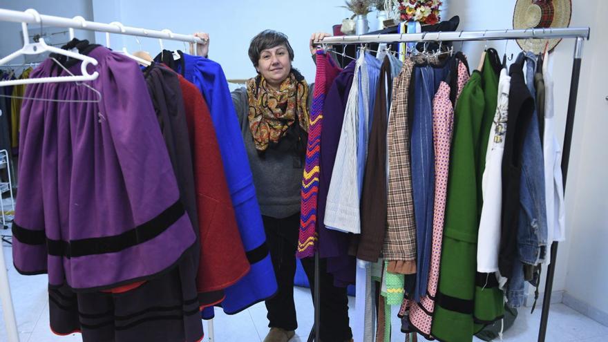 Ana Nogareda no seu taller da Laracha. | Carlos Pardellas