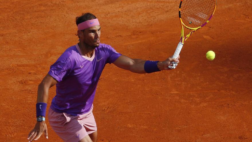 Rafa Nadal, en el Masters 1000 de Roma.