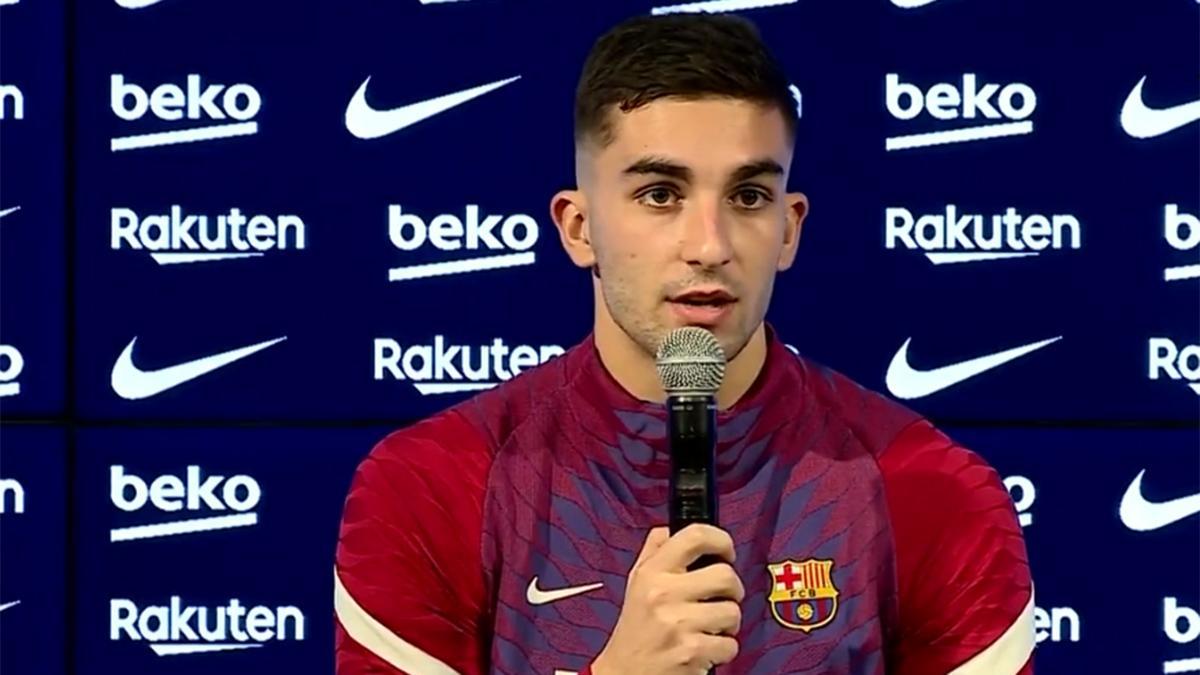 Ferran Torres: "Soy ambicioso y llegar al Barça es un reto"