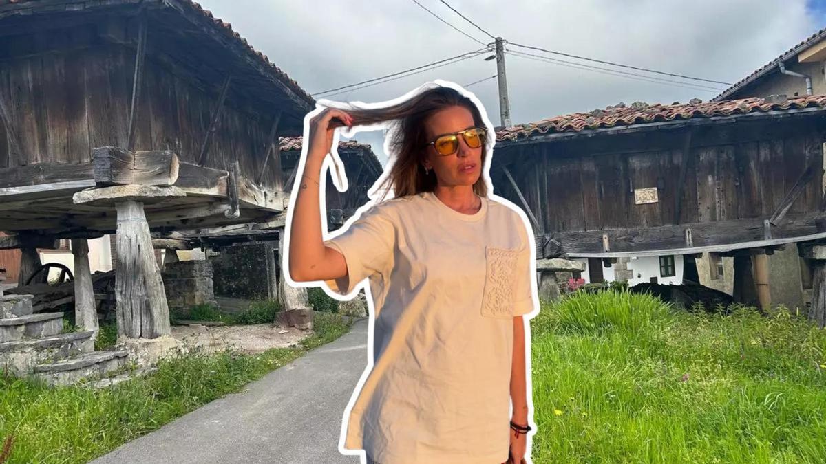 Marta Castro y, de fondo, Sietes