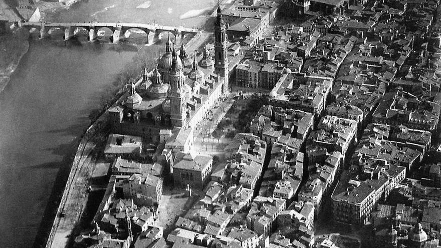 EN IMÁGENES | Así era Zaragoza en los inquietos años 20: de la plaza España a la Basílica del Pilar