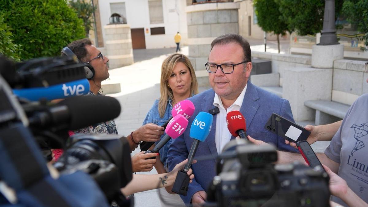 El portavoz de Hacienda del PP en la Asamblea de Extremadura, Hipólito Pacheco.