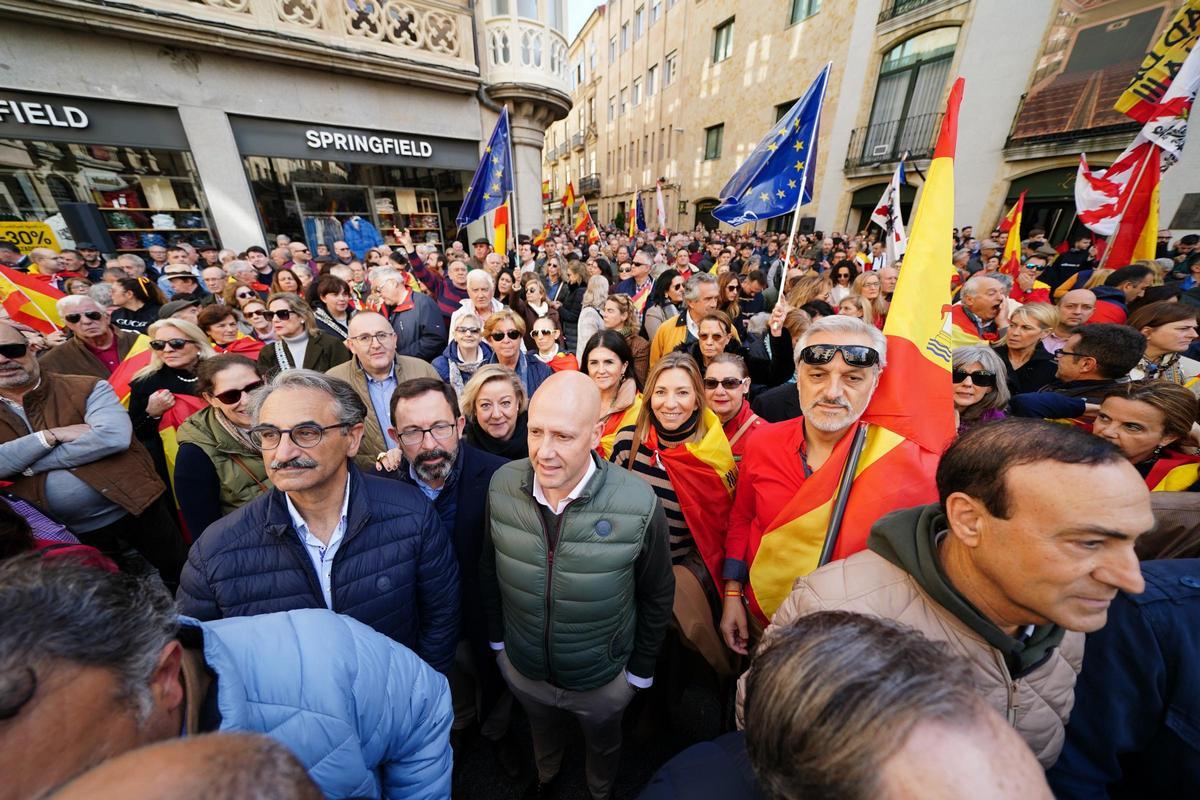 Manifestaciones en ciudades de toda España tras el acuerdo del PSOE y Junts