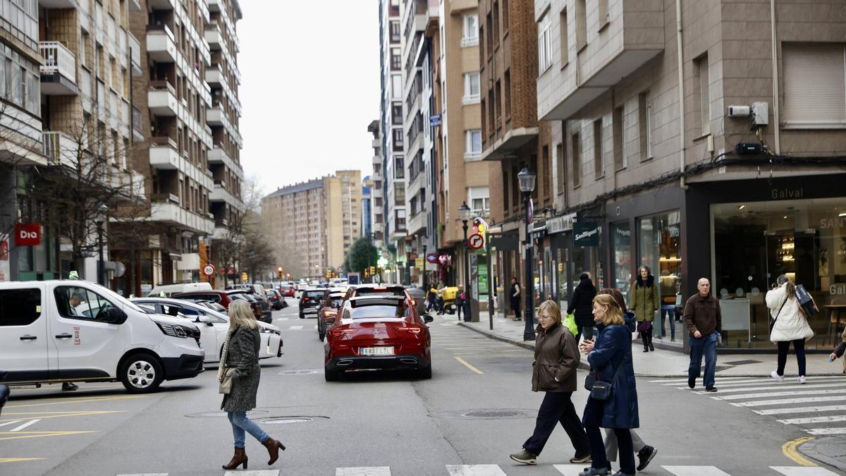 Una vista de la calle Emilio Tuya, en La Arena.