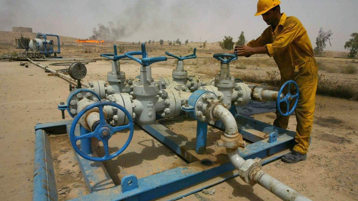 El pozo petrolífero de Bai Hassan, a 225 km de Bagdad