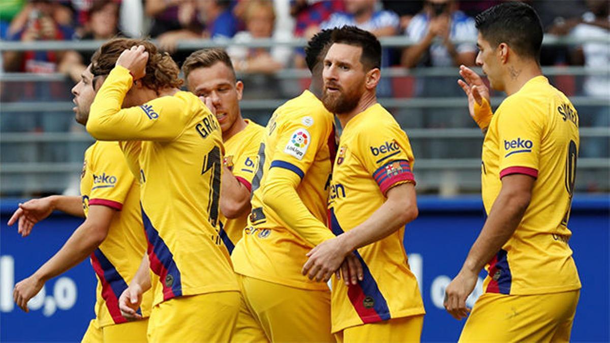 Las notas de los jugadores del Barça ante el Eibar