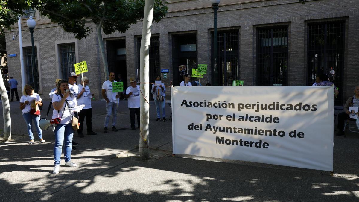 Protesta de los vecinos en junio del año pasado.