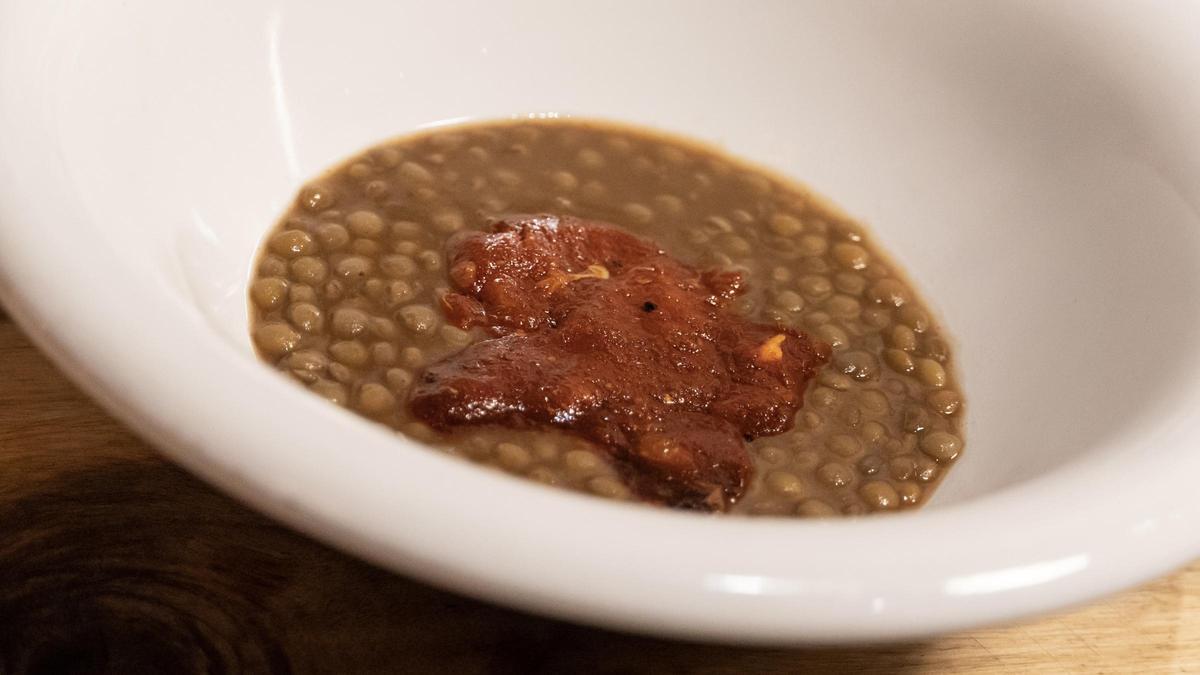 Las lentejas de El Pedrusco de Aldealcorvo.