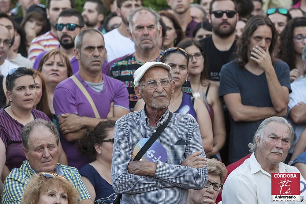 Mitin central de Unidos Podemos en Córdoba.