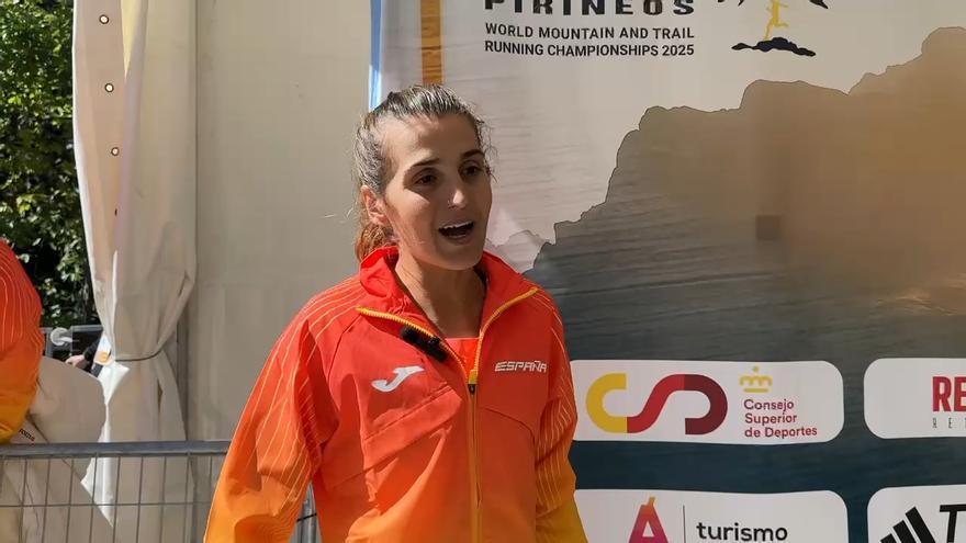 Sara Alonso, plata en el Mundial de Canfranc de trail: "Ha sido un día increíble"