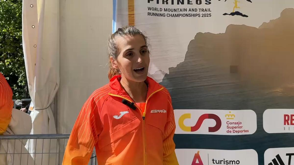 Sara Alonso, plata en el Mundial de Canfranc de trail