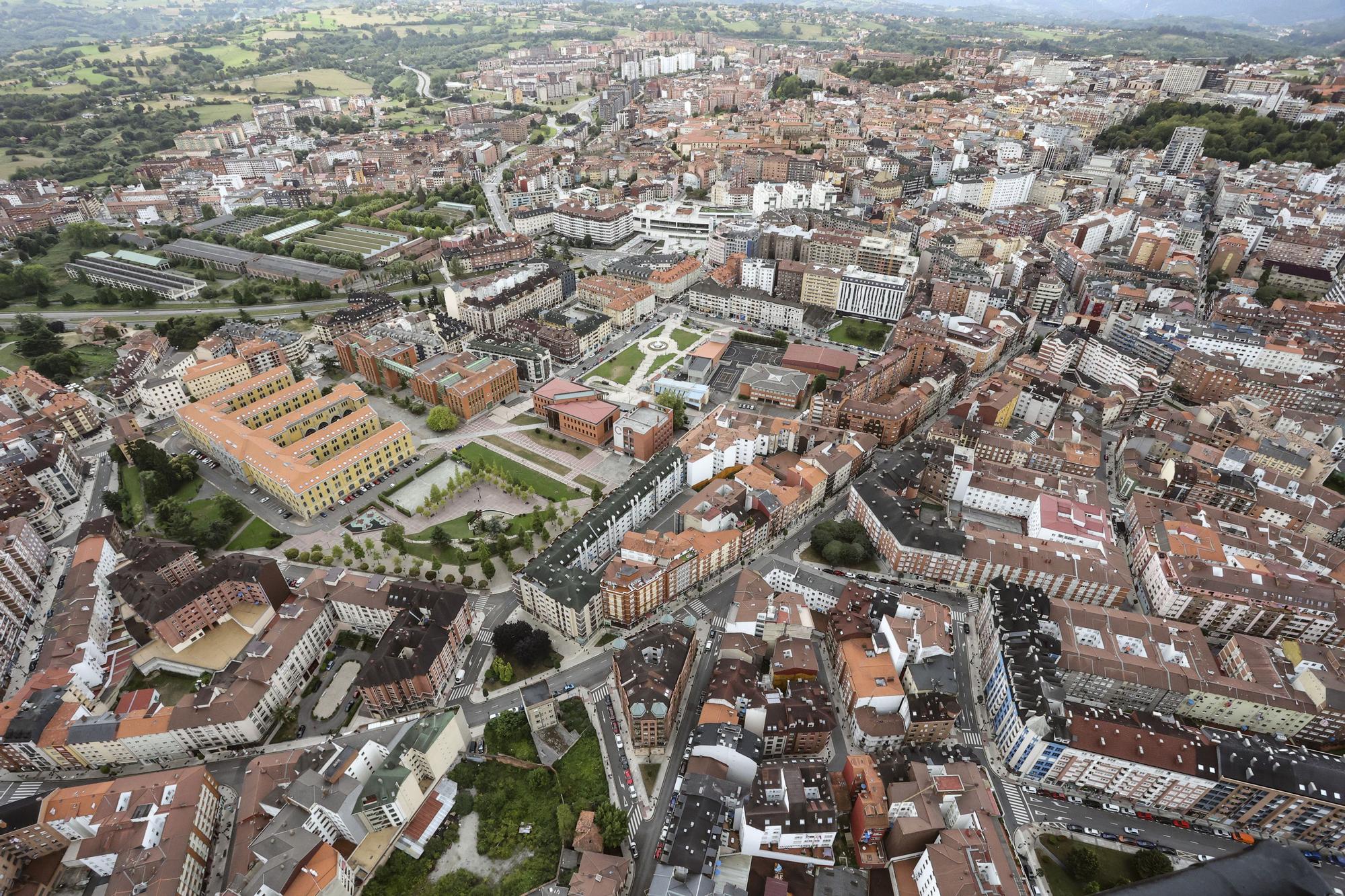 Las mejores imágenes de Oviedo desde el aire