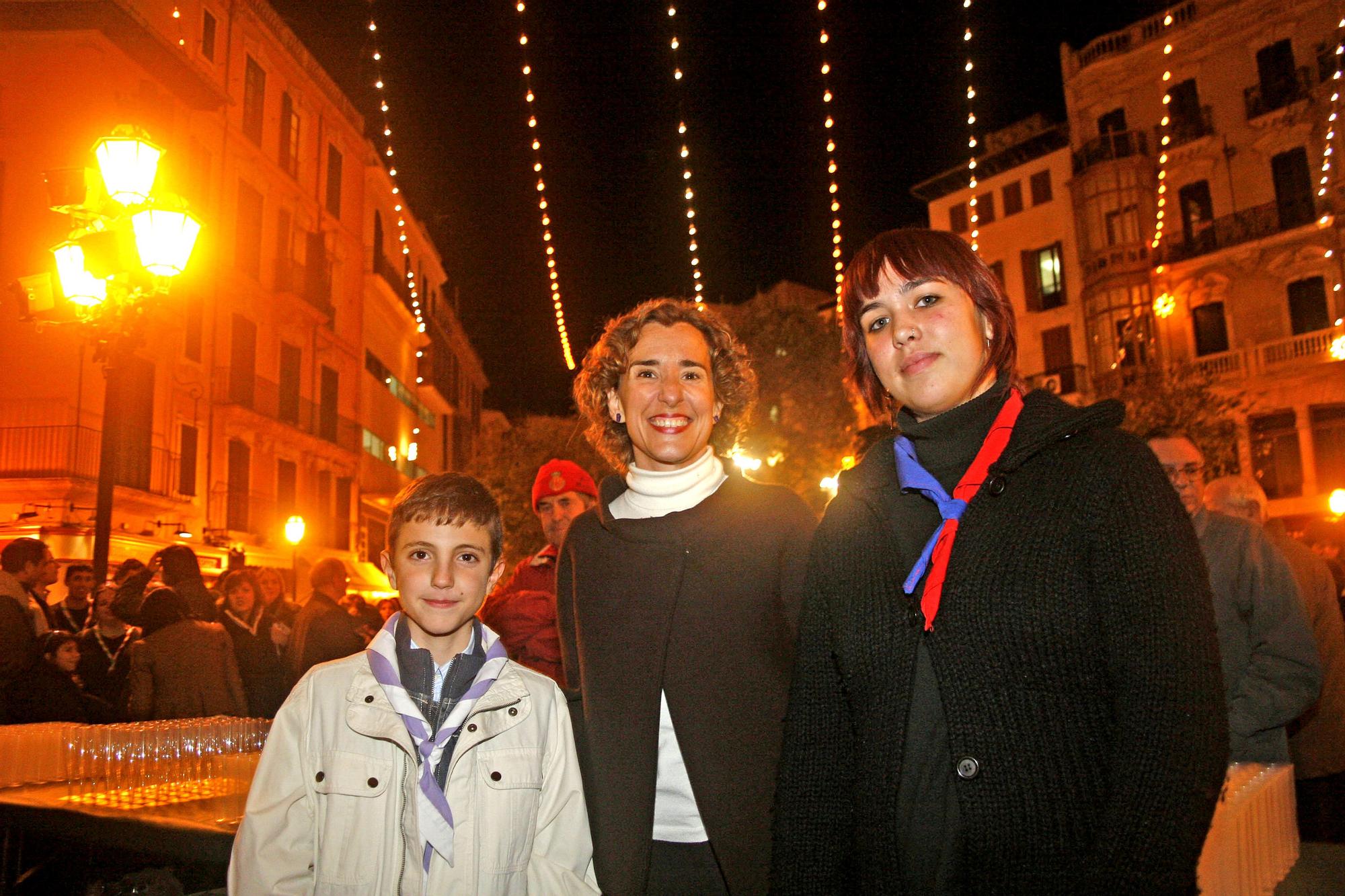 Así eran antes la luces de Navidad de Palma