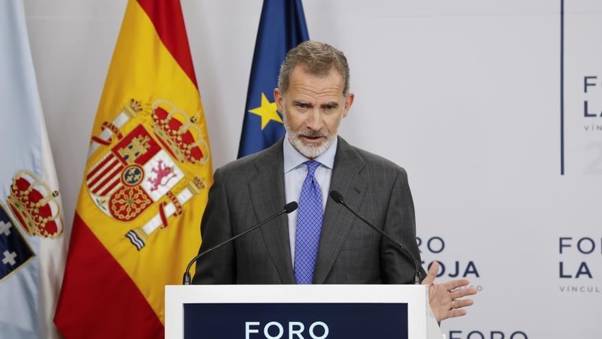 Felipe VI expresa el rotundo rechazo de España a las pretensiones rusas