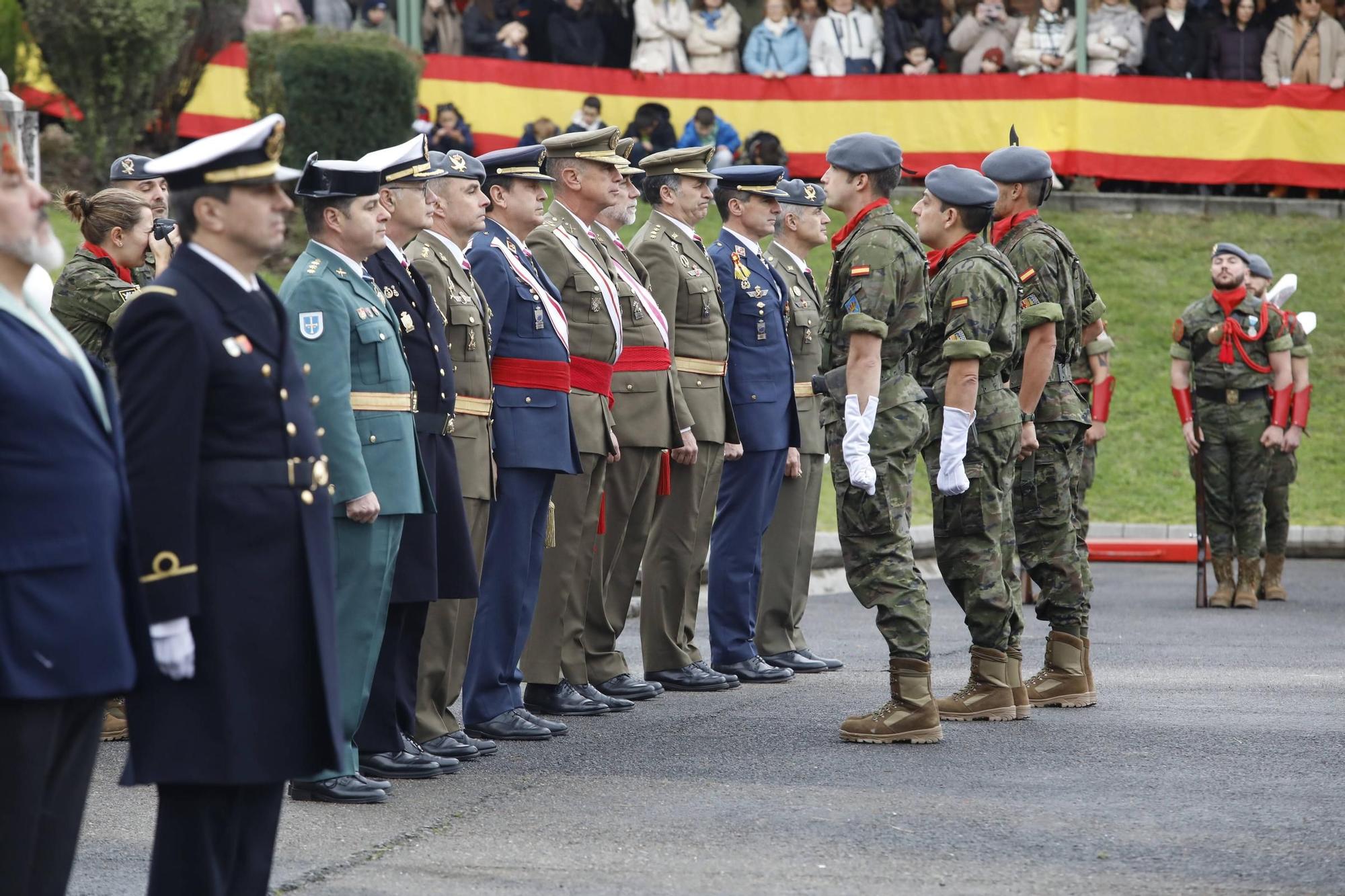 EN IMÁGENES: Desfile militar del regimiento "Príncipe" y fiesta de La Inmaculada en Cabo Noval