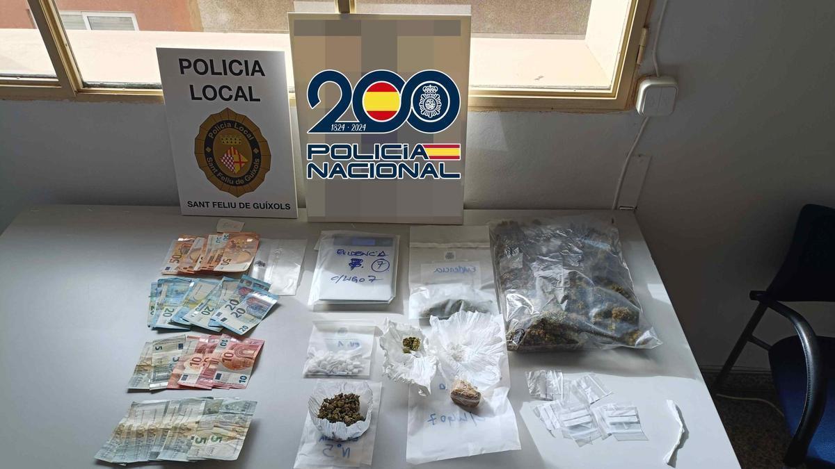 Les imatges del punt de venda de droga a Sant Feliu de Guíxols