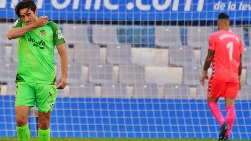 Álex Mula celebra
su gol de este pasado
sábado ante el
Sabadell.  laliga