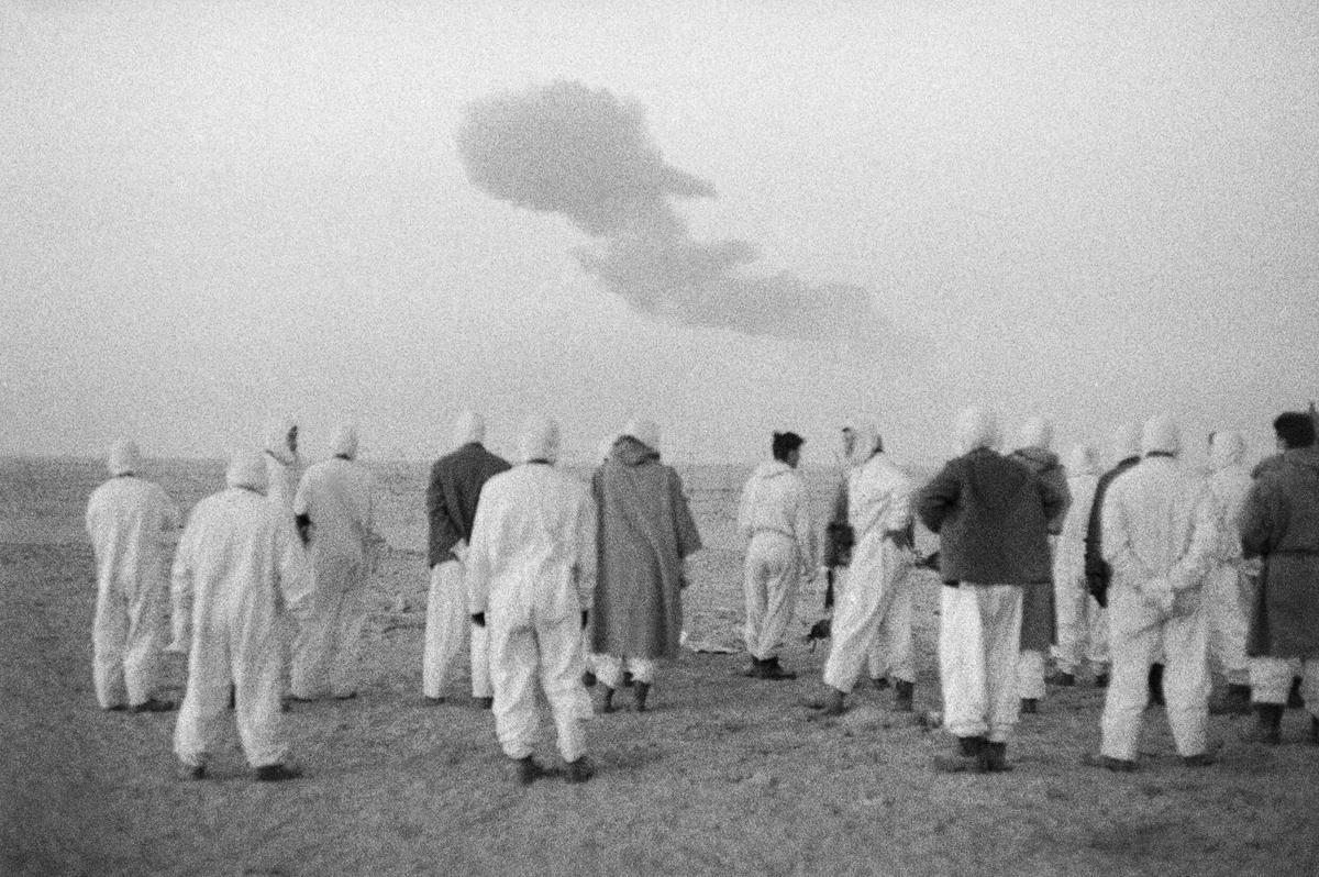 Pruebas nucleares de Francia en 1960 en el Sahara