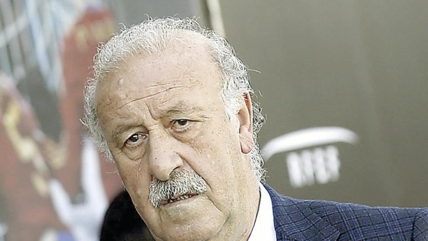 Vicente del Bosque, ayer en Madrid.