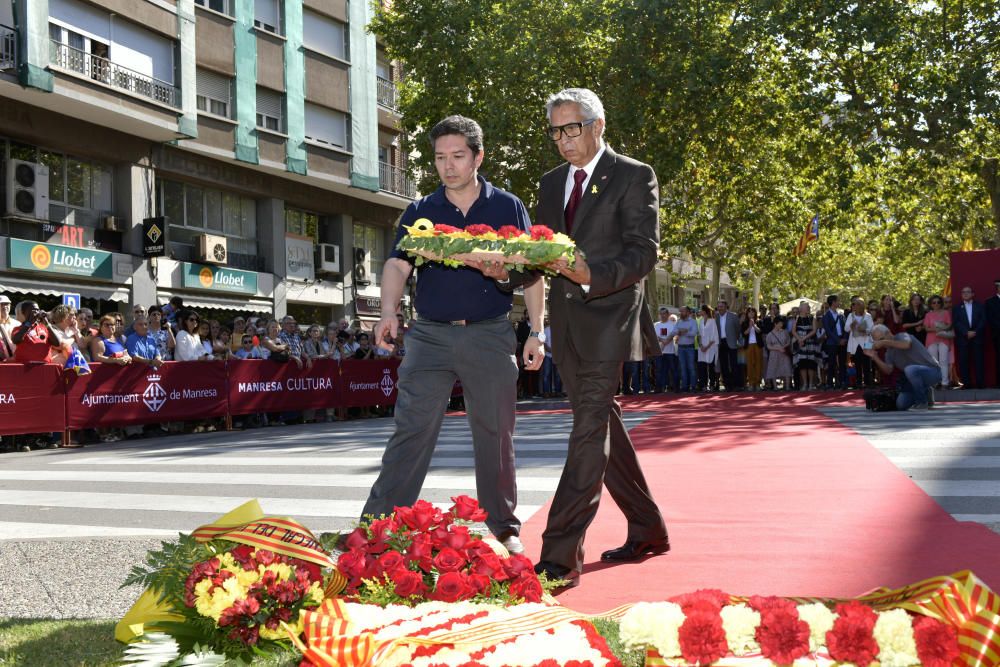 Cinquanta-dues entitats, dues més que l'any passat, participen a Manresa en una Diada «diferent»