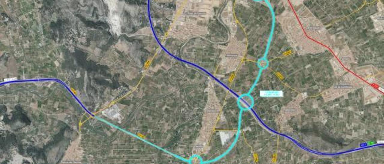 Idom redactará el plan para unir las dos autopistas y la N-332 en la Safor