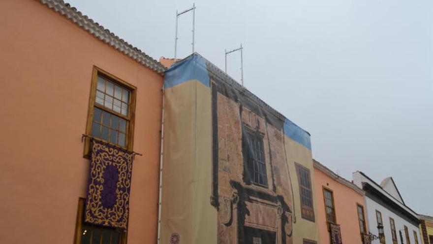 La zona de la Casa del Corregidor en la que se está trabajando.