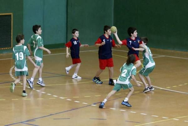 BALONMANO: Maristas-Casablanca (alevín masculino) / Maristas-Balonmano Aragón (infantil) / Maristas-Aragón Santa Isabel (benjamín mixto)