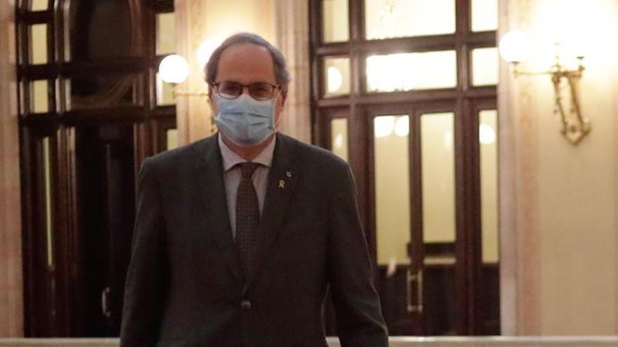 Quim Torra: &quot;En una Catalunya independent la mascareta per sortir al carrer seria obligatòria&quot;