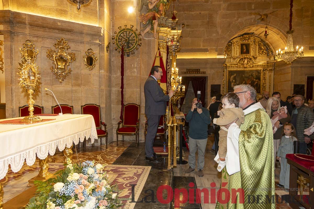 Presentación a la Vera Cruz de Caravaca de los niños nacidos en 2023